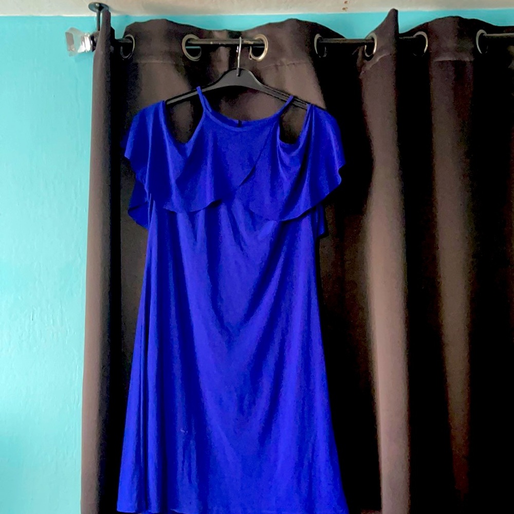Ladies blue dress